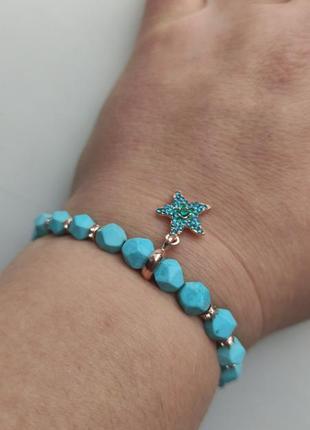 Браслет "камінь щастя" 5