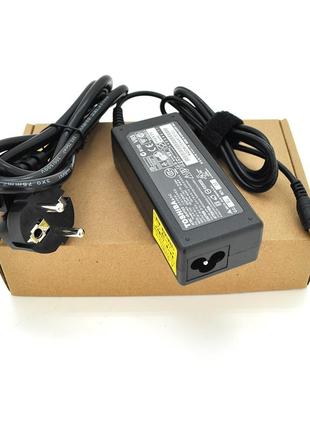 Блок живлення merlion для ноутбука toshiba 15 v 4 a (60 вт) штекер 6,36*3,0 мм, довжина 0,9 м + кабель живлення склад