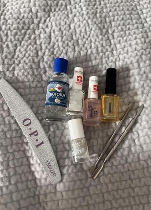 Все для манікюру лаки олійка пушер інструменти для манікюру ремувер реформа