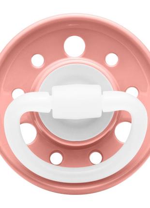 Пустушка кругла "вишенька" - пудрова (латекс) (від 0 до 6 місяців),(1 шт)/ nip - nip