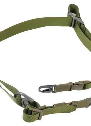 Ремень 2-точечный kiborg gun sling g-2 с пряжкой быстрой регулировки triple-x olive