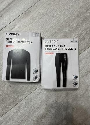 Термобелье термокофта термолосины на флисе livergy l