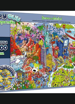 Пазли - (500 елм.) детектив  - "сша" /trefl - trefl