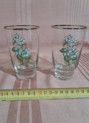 Склянки зі шт.-2 шт. позолоту. ціна за все!!!