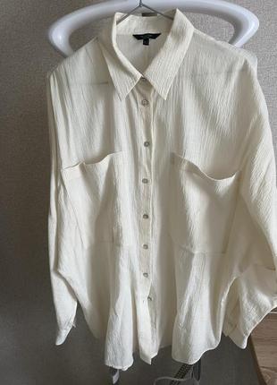 Рубашка сорочка оверсайз massimo dutti