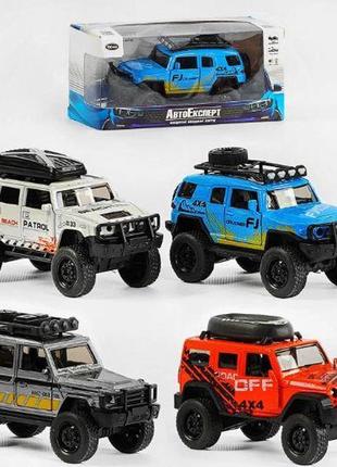 Машинка mg - 10315  "авто експерт" 4 види, металопластик, 1:36, звук, світло, інерція, відчиняються две