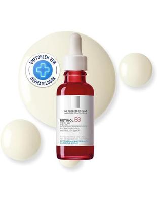 La roche-posay retinol b3 - сироватка антивікова проти глибоких зморшок.