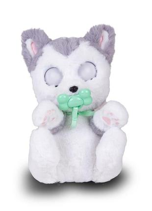 М'яка інтерактивна іграшка baby paws цуценя хаскі флоуї, з акс., 21,5 см 917644im5 фото