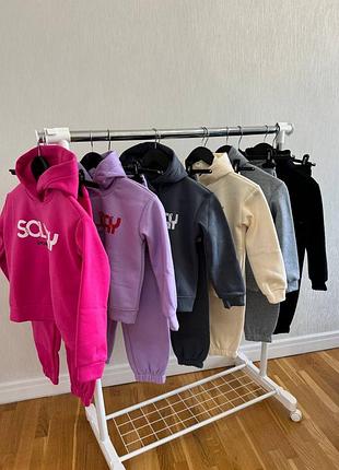 Детский теплый спортивный костюм унисекс2 фото