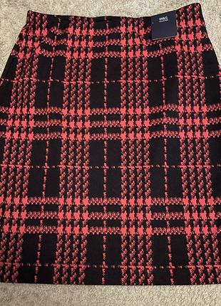 Юбка в клетку m&s