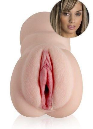 Реалистичный 3d мастурбатор вагина real body - the virgin с рельефным внутренним каналом