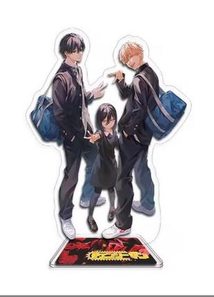 Фигурка персонаж аниме человек бензопила (chainsaw man)