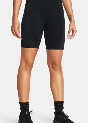 Under armour женские черные велосипедки vanish elite seamless short
