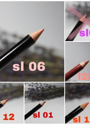 Красный сливовый нюдовый оранжевый морковный карандаш для губ color me satin luxury lipliner sl 01, sl 06, sl 11, sl 12, sl 13 128 silk