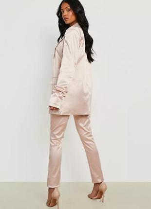 Атласные брюки boohoo