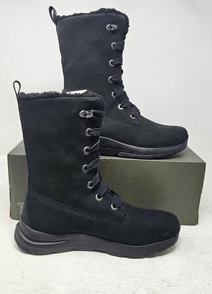Водонепроницаемые ботинки wmns timeberland mabel tawn из черного нубука