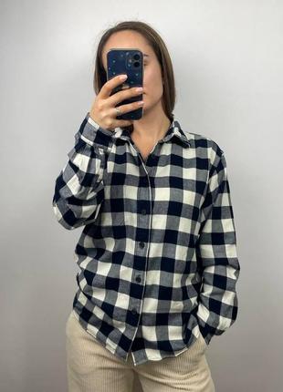 Женская байковая рубашка uniqlo