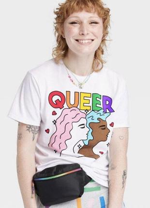 Новая футболка унисекс takepride queer