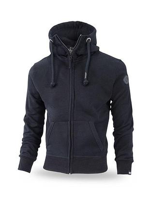 Мужская толстовка на молнии черная dobermans aggressive offensive кофта на замку с капюшоном доберманс