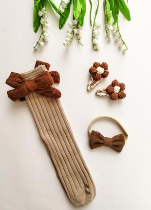 Гольфы с бантиками