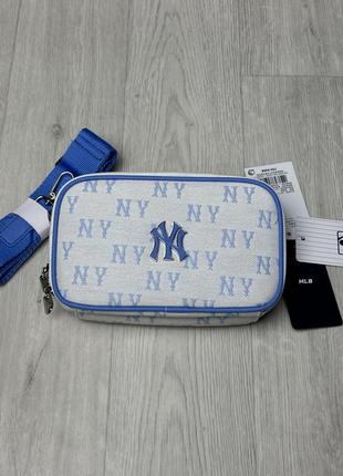 Сумка mlb / new era / сумка белая через плечо