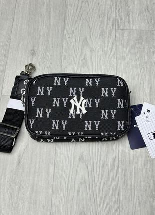 Сумка mlb/ new era / сумка чорна через плече