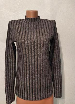 Водолазка, гольф с люрексом