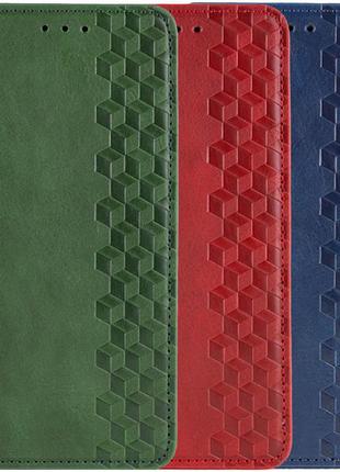 Шкіряний чохол книжка getman cubic (pu) для xiaomi redmi 9c