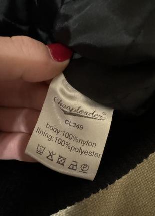 Куртка бомбер чорна cheaploader, унісекс3 фото