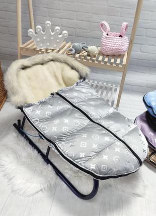 Зимовий конверт 95х54 в коляску та санчата