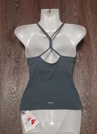 Новый спортивный топ майка с встроенным лифом р.xs tala wearetala