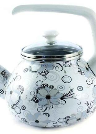 Чайник 2,2 л бак ручка мереживо (т)1279 00072671 тм interos