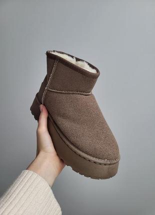 Угги зимние замшевые ugg женские