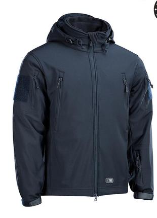 M-tac куртка soft shell с подстежкой dark navy blue 2xl3 фото