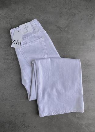 Джинси прямого крою палаццо zara