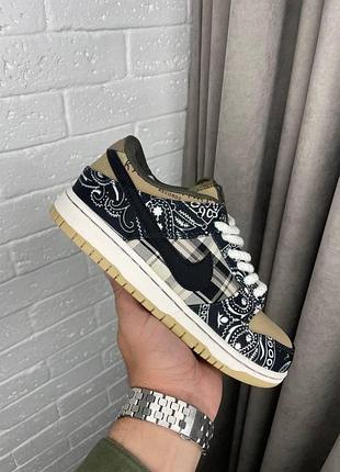 Жіночі кросівки nike sb dunk low cactus jack grey