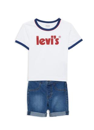 Дитячий комплект levi's футболка та шорти