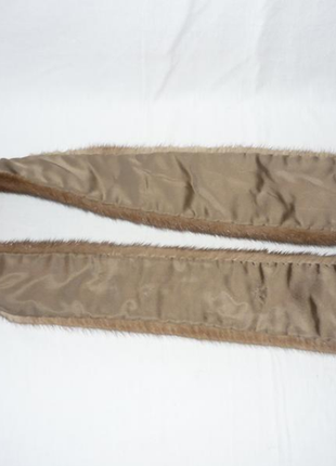 Натуральный мех норки густой блестящий норочный воротник декор норковая горжетка