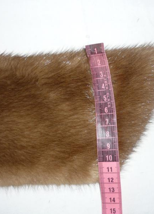 Натуральный мех норки густой блестящий норочный воротник декор норковая горжетка