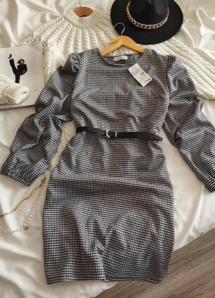 Прямое свободное платье в принт primark5 фото