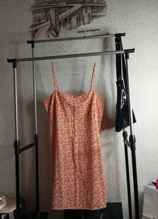 Шикарный стильный льняной сарафан