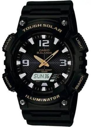 Часы casio aq-s810w-1bvef. черный
