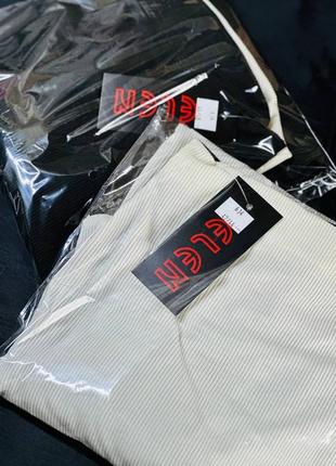 Двухцветный гольф из качественного рубчика🤩 черно белый водолазка лонгслив