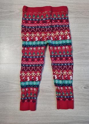 Лосини дитячі новорічні легінси