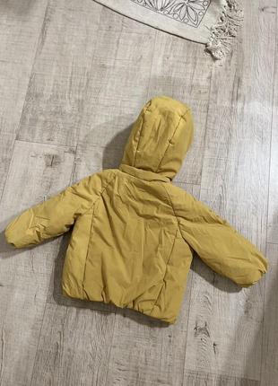Теплая куртка пуховик zara