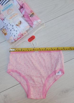 Primark трусики труси для дівчинки 6-7 років півупаковки 5шт