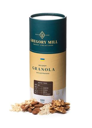 Гранола gregory mill nuts’ trio, 500 г7 фото