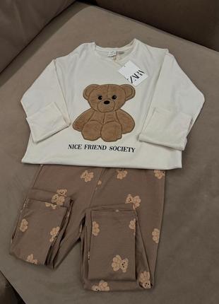 В наявності комплект  піжами дитячої zara 11-12 р 152 см