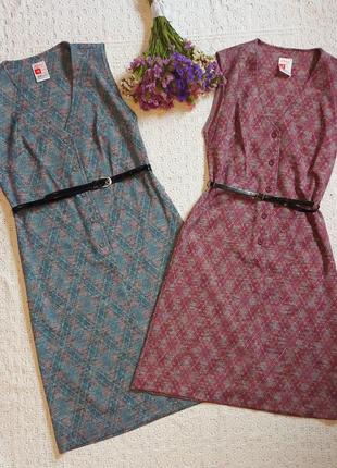 Винтажное платье на пуговицах st.michael размер l