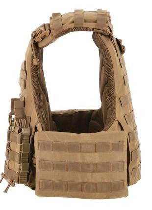 Бронежилет militex modular x-1 (розширена зона захисту) coyote оригінал (без підсумків)